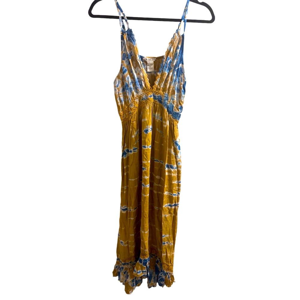 Midi Boho Tie-dye Beach Dress